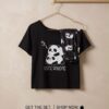 “Cute Pandas” Pyjama Set — Black Panda Print Tee & Shorts