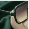 BS-ACC-006_2 Green Oversized Square Sunglasses