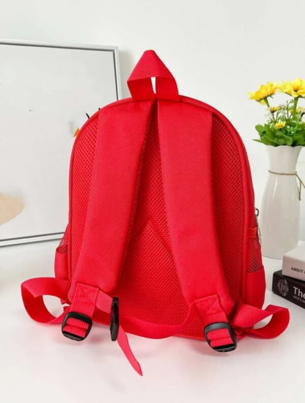 BS-ACC-013_2 Red Car Design Kids Backpack