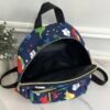 Navy Dinosaur Print Kids Backpack