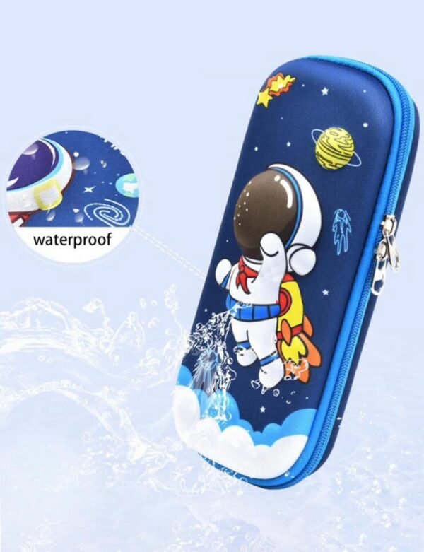 Blue Astronaut Print Pencil Case