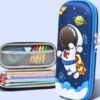 Blue Astronaut Print Pencil Case