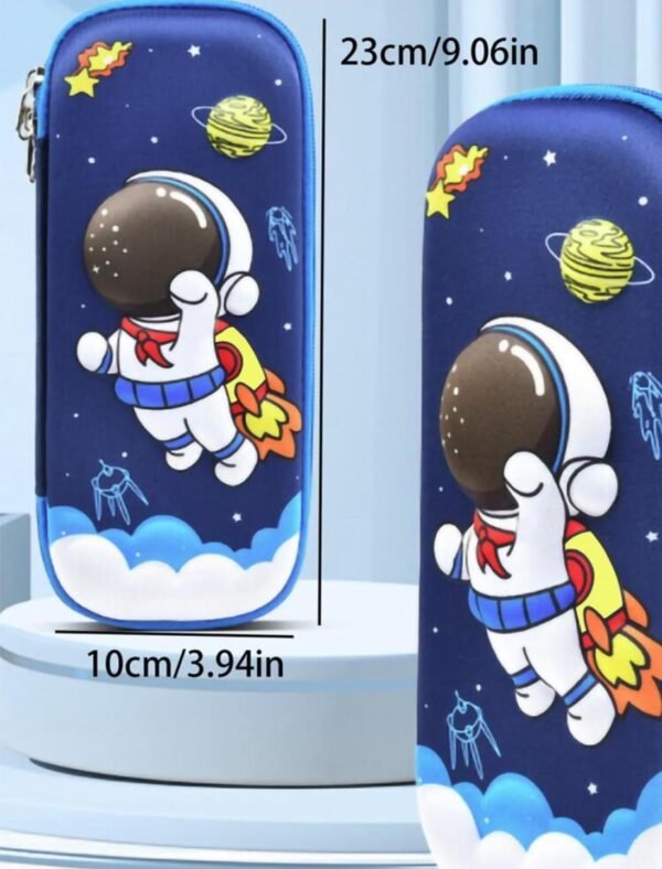 Blue Astronaut Print Pencil Case