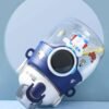 BS-ACC-022_2 Blue Astronaut Design Kids Water Bottle with Strap