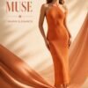 BS-DRS-005_1 Burnt Orange Crochet Halter Maxi Dress
