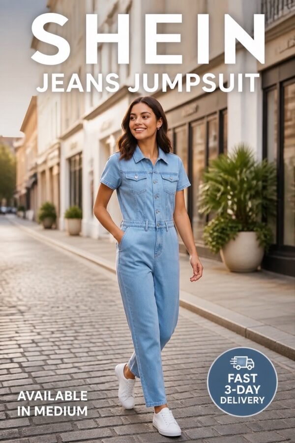 BS-JMP-002_1 Light Wash Denim Jumpsuit