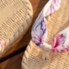 Floral Fabric Woven Flip-Flops