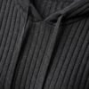 BS-SET-001_3 Black Ribbed Knit Hoodie & Legging Set
