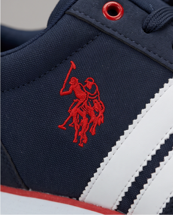 US Polo Assn. Navy Retro Running Sneakers