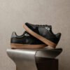 BS-SNK-002_1 US Polo Assn. Black Gum-Sole Retro Sneakers