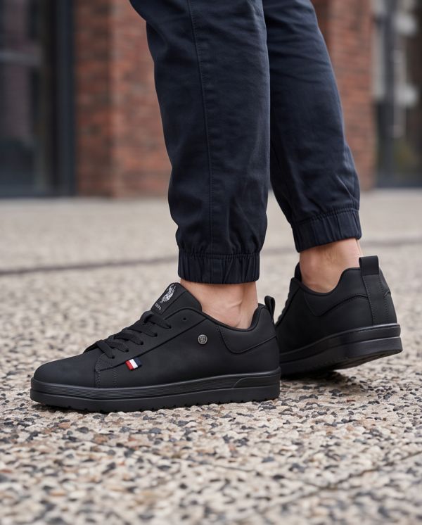 US Polo Assn. All-Black Classic Sneakers