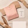 Peach Two-Piece Modest Swim Set