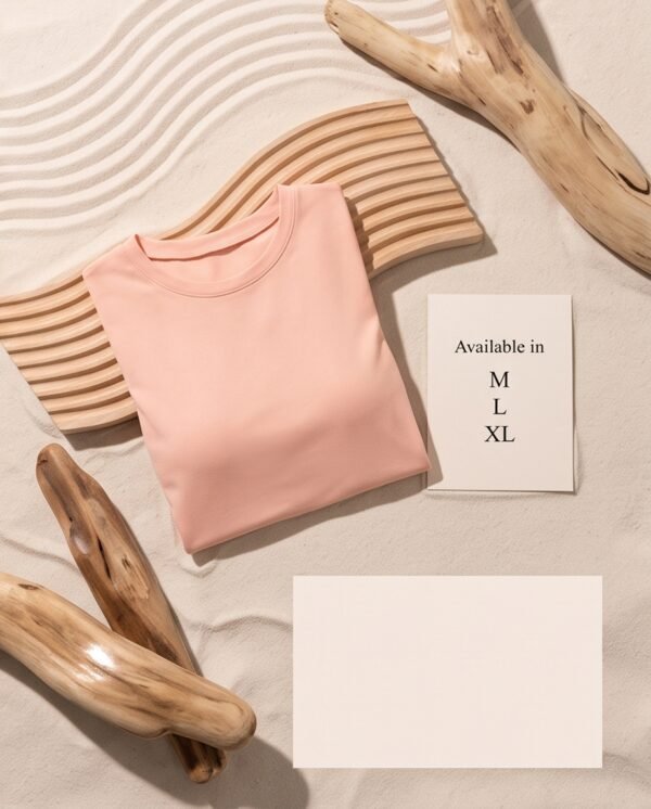 Peach Two-Piece Modest Swim Set