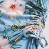 Floral Tunic Swim Set with Blue Leggings