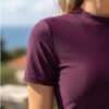 Plum Tunic & Capri Leggings Swim Set