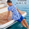 BS-SWM-063_4 Blue Porcelain Floral Print Swim Set with Leggings
