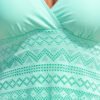 Mint Green Crochet Lace V-Neck Swim Dress