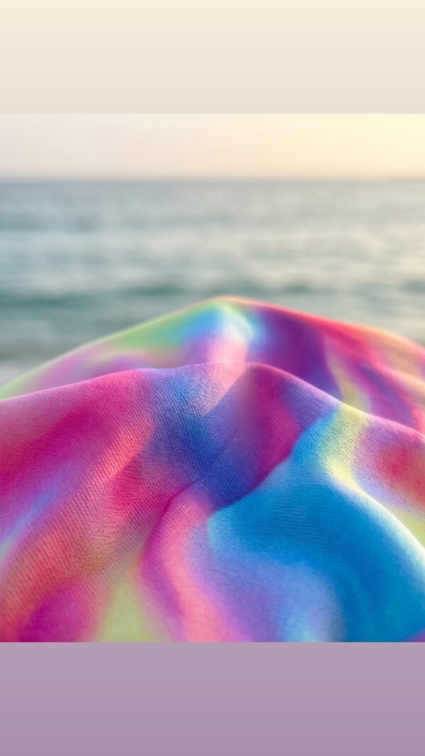Pastel Tie-Dye Romper Swimsuit