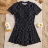 BS-SWM-144_4 Black Polka Dot Zip-Front Swim Dress