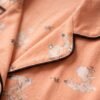 Peach Cartoon Print Cotton Sleep Shirt