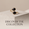 img_0722-2 Gold-Tone Stainless Steel Double Teardrop Ring – Black Marble Stone