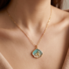 img_0830 Gold-Tone Stainless Steel Shell Pendant Necklace – Ombré Starfish & Pearl Charm