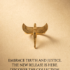 Winged Isis Goddess Ring — Pharaonic Gold-Tone Stainless Steel, Open Adjustable