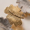Two-Tone Four-Leaf Clover Band Ring — Gold & Silver Stainless Steel, Adjustable