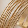 Multi-Strand Arm Cuff Armlet — Gold-Tone Stainless Steel, Adjustable