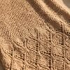 Beige Crochet Knit Maxi Dress – Sheer Boho Beach Cover-Up