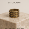 img_9694-2 Vintage Antique Gold Multi-Row Ring – Dotted Ridge Design