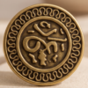 img_9723-2 Vintage Bronze Arabic Engraved Coin Ring – Wave Border Statement Ring