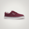 U.S. Polo Assn. Burgundy Canvas Sneakers — Classic Lace-Up, Size 42, Made in Turkey