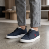 U.S. Polo Assn. Navy Low-Top Sneakers — Size 45, Made in Turkey