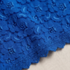 ICONIC Cobalt Blue Floral Lace Top — Long Sleeve Round Neck, Size 12