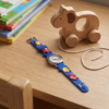 Blue Racing Cars 3D Kids' Watch — Colourful Analog Wristwatch for Boys