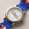Blue Racing Cars 3D Kids' Watch — Colourful Analog Wristwatch for Boys