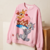 SHEIN Kids Tom & Jerry Cake Print Sweatshirt – Pink, 12Y
