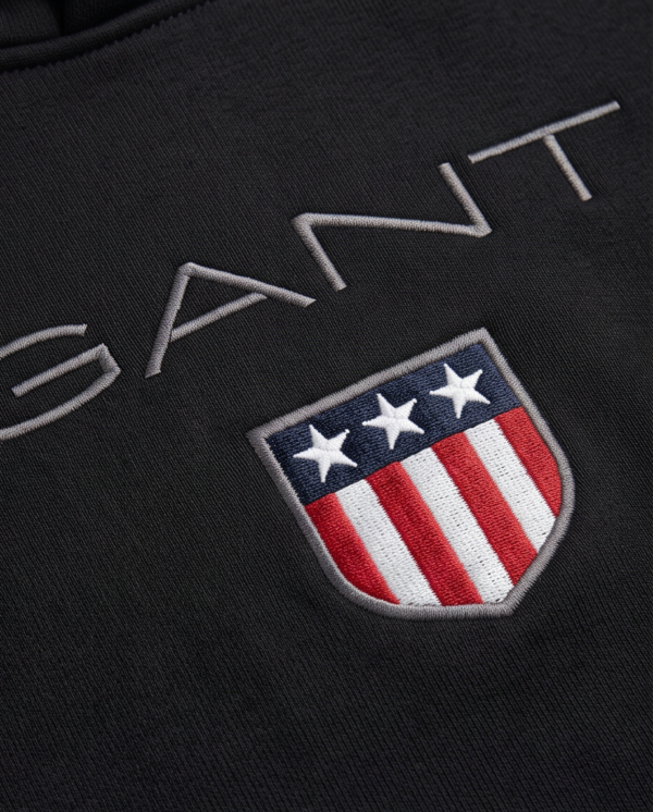 img_3489 GANT Shield Logo Hoodie – Black, M