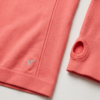 Primark Cares Coral Seamless Long Sleeve Top — Thumbhole Active Tee, Size Medium