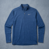Nike Dri-FIT Quarter-Zip Pullover — Heathered Blue, Size Medium