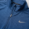 Nike Dri-FIT Quarter-Zip Pullover — Heathered Blue, Size Medium