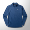 Nike Dri-FIT Quarter-Zip Pullover — Heathered Blue, Size Medium