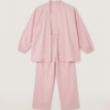 img_3620 Soft Pink Kimono-Style Open Jacket & Wide-Leg Pants Set – 2 Pieces, XL