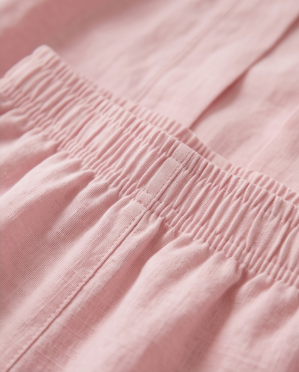 img_3621 Soft Pink Kimono-Style Open Jacket & Wide-Leg Pants Set – 2 Pieces, XL