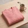 Primark V-Neck Knit Sweater – Dusty Pink, S