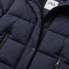 Zara Hooded Puffer Jacket – Navy Blue, 14-16Y (Women's M)