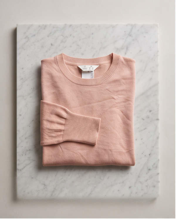 img_3980 Primark Crew Neck Knit Sweater – Soft Peach Pink, M