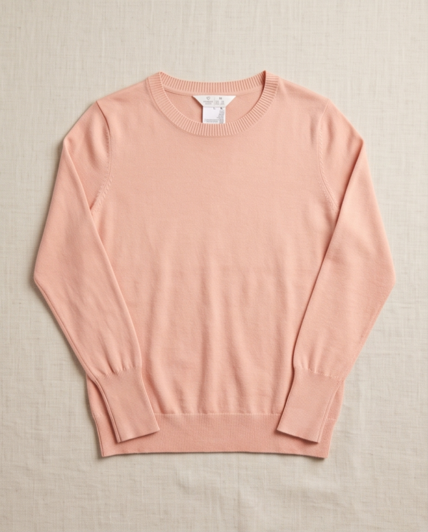 img_3984 Primark Crew Neck Knit Sweater – Soft Peach Pink, M