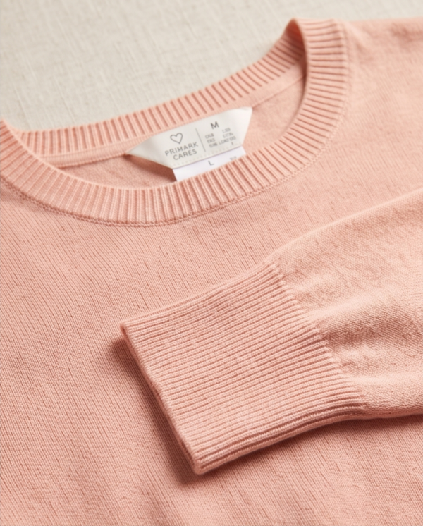 img_3985 Primark Crew Neck Knit Sweater – Soft Peach Pink, M
